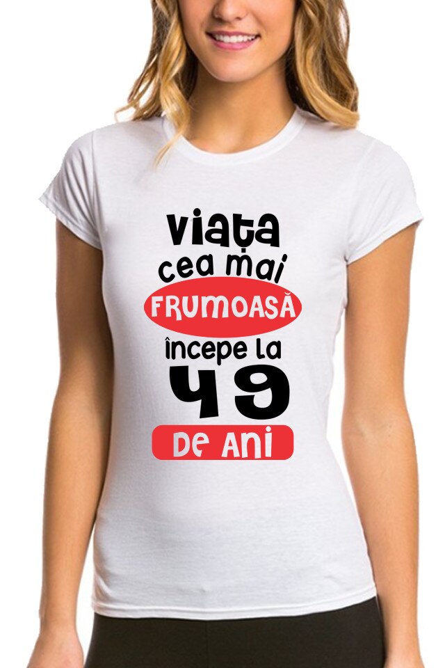 Tricou Dama Personalizat 