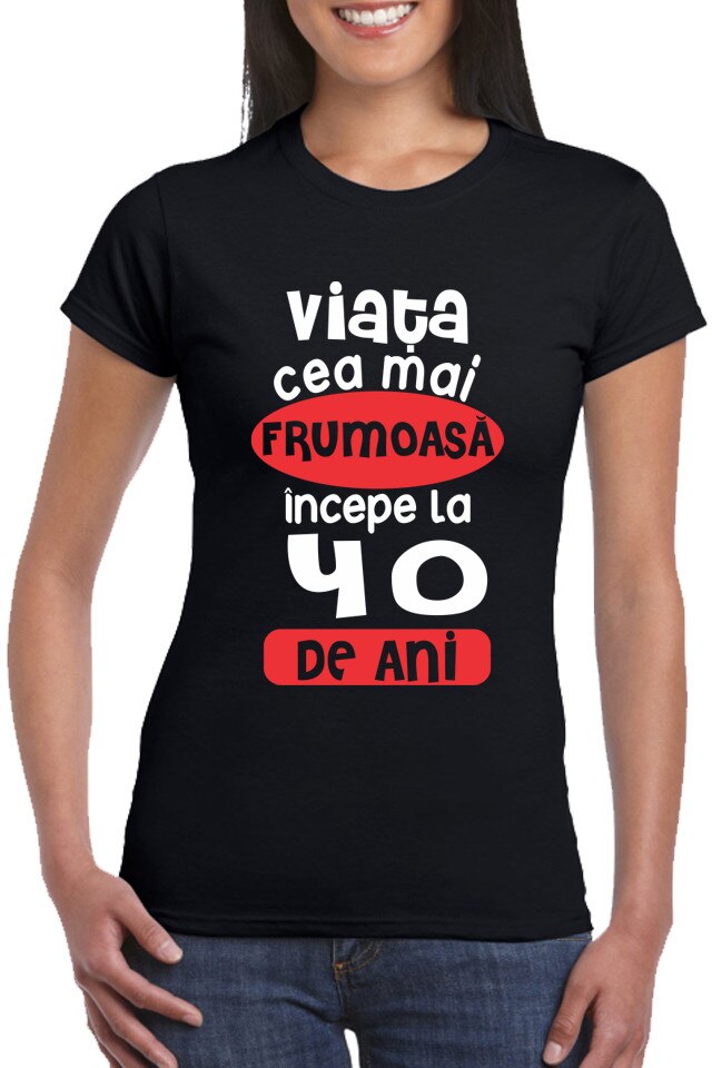 Tricou Dama Personalizat 