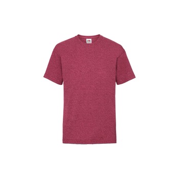 Tricou Fruit of the Loom Valueweight, Bumbac, Rosu, 14-15 Ani Tricou Fruit of the Loom Valueweight, Bumbac, Rosu, 14-15 Ani