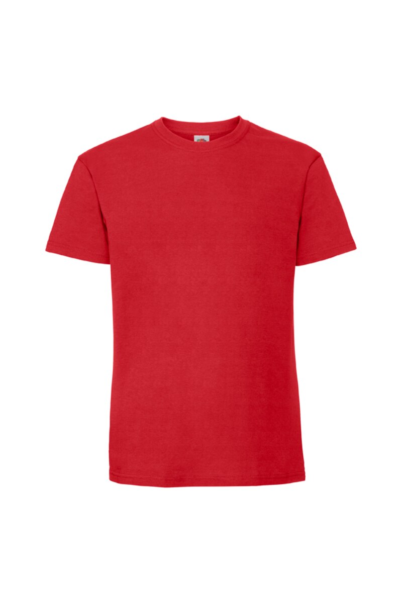 Tricou Fruit of the Loom, Ringspun, Bumbac, Rosu, Rosu