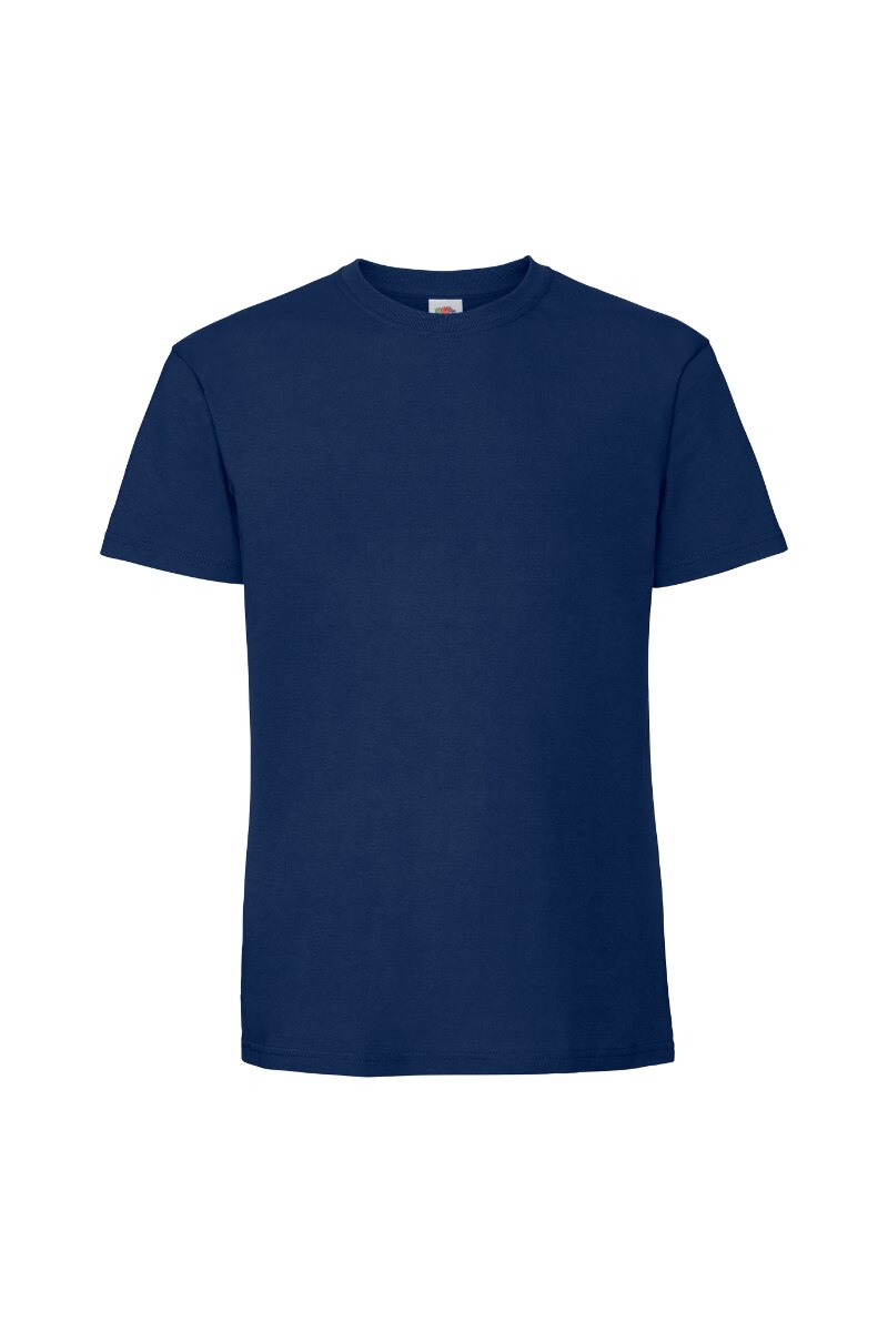 Tricou Fruit of the Loom, Ringspun, Bumbac, Albastru, Albastru