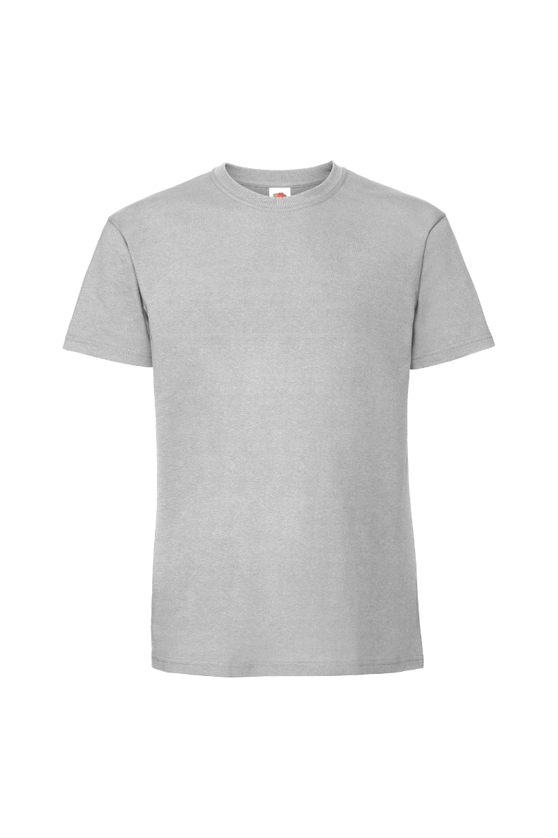 Tricou Fruit of the Loom, Ringspun, Bumbac, Gri deschis, Gri deschis