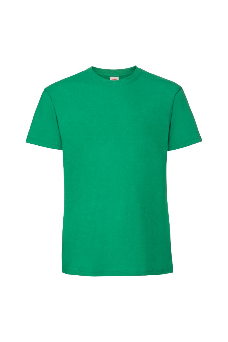 Tricou Fruit of the Loom, Ringspun, Bumbac, Verde, Verde