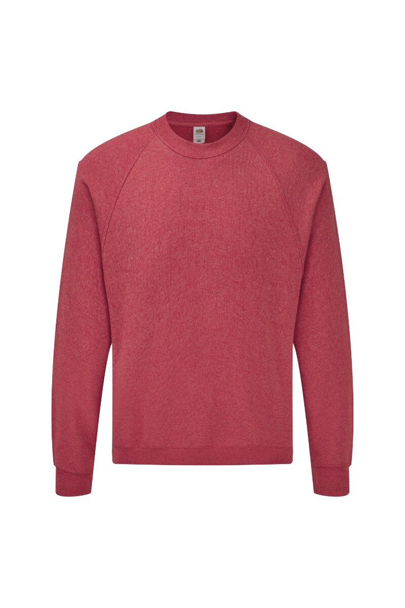 Bluza barbati Fruit of the Loom, Stil Vintage, Bumbac/Poliester, Rosu