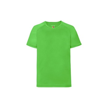 Tricou Fruit of the Loom, Poliester, Verde lime Tricou Fruit of the Loom, Poliester, Verde lime