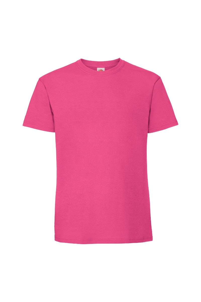 Tricou Fruit of the Loom, Ringspun, Bumbac, Roz, Roz
