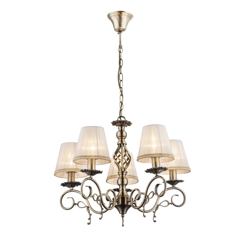 Lustra Genoveva Iii Globo, 69011-5H, Bronz, 5xE14