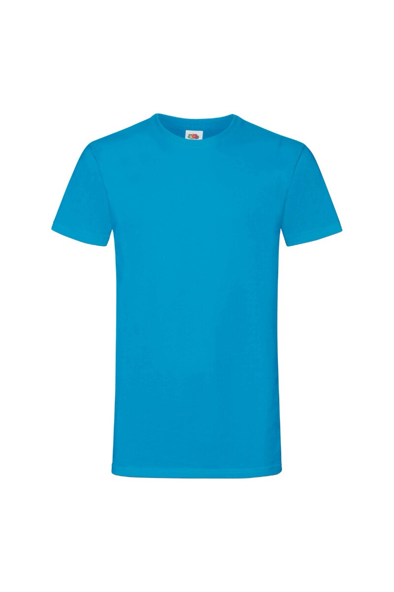 Tricou Fruit of the Loom, Sofspun, Bumbac, Turcoaz, Turcoaz