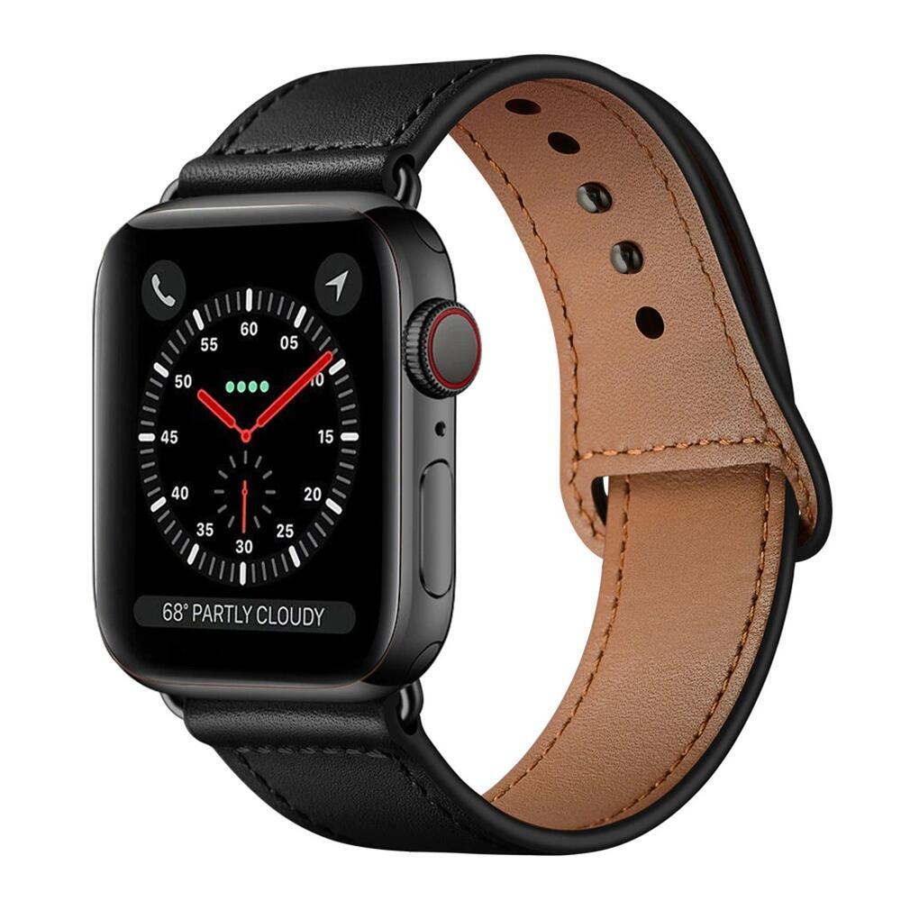 Curea piele Smartech compatibila Apple Watch versiune 1/2/3/4/5/6 (42/44mm) V7