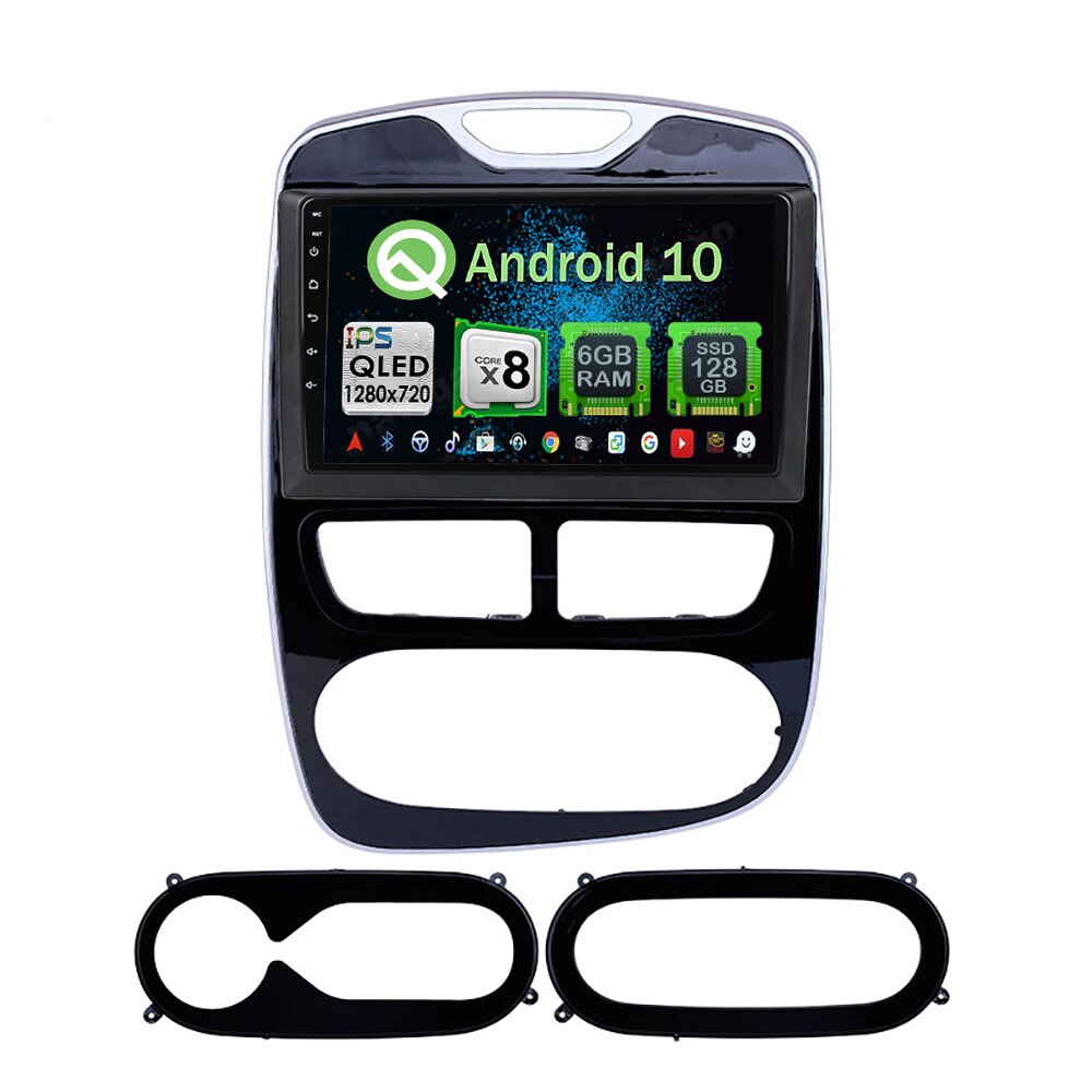 Navigatie Carplay Android 10 Renault CLIO 2013-2015 Octa Core 6GB Ram 128GB SSD Ecran 9 inch NAVD-US91015