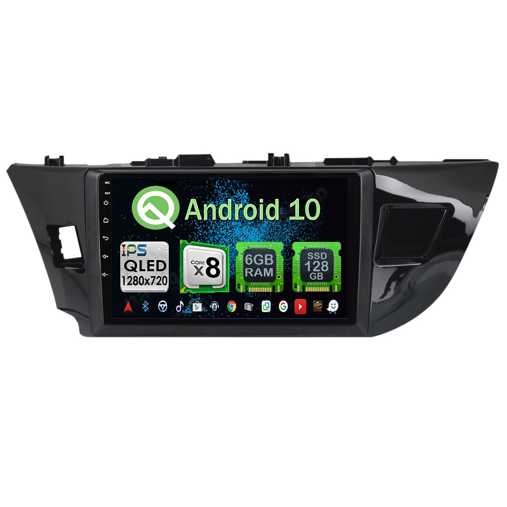 Navigatie Carplay Android 10 Toyota Corolla 2014-2016 Octa Core 6GB Ram 128GB SSD Ecran 9 inch NAVD-US91013