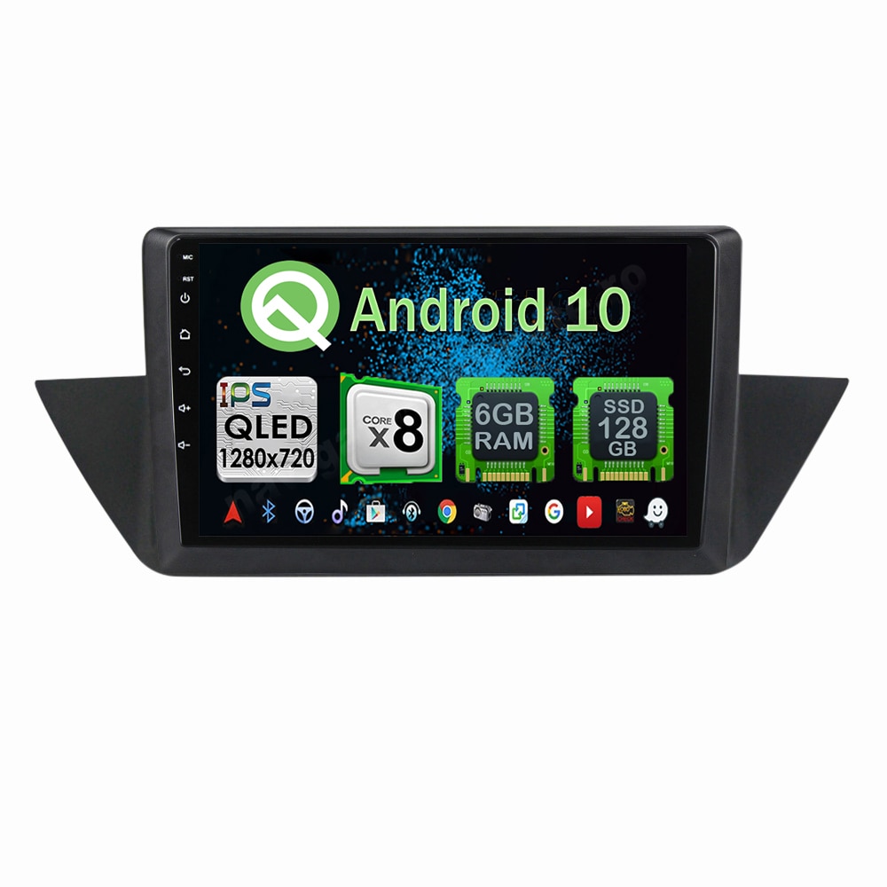 Navigatie Carplay Android 10 BMW X1 E84 Octa Core 6GB Ram 128GB SSD Ecran 9 inch NAVD-US9X1E84
