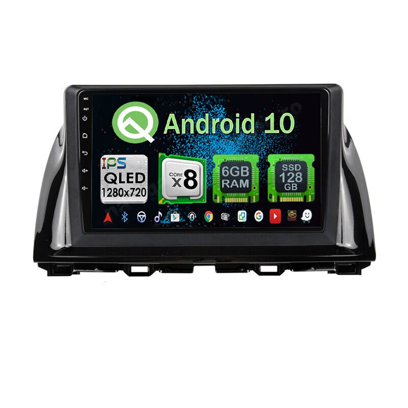 Navigatie Carplay Android 10 CX-5 (low)2013-2014 Octa Core 6GB Ram 128GB SSD Ecran 9 inch NAVD-US91018