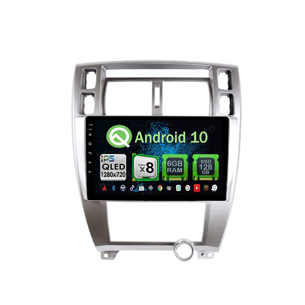 Navigatie Carplay Android 10 Hyundai Tucson Octa Core 6GB Ram 128GB SSD Ecran 9 inch NAVD-US9054