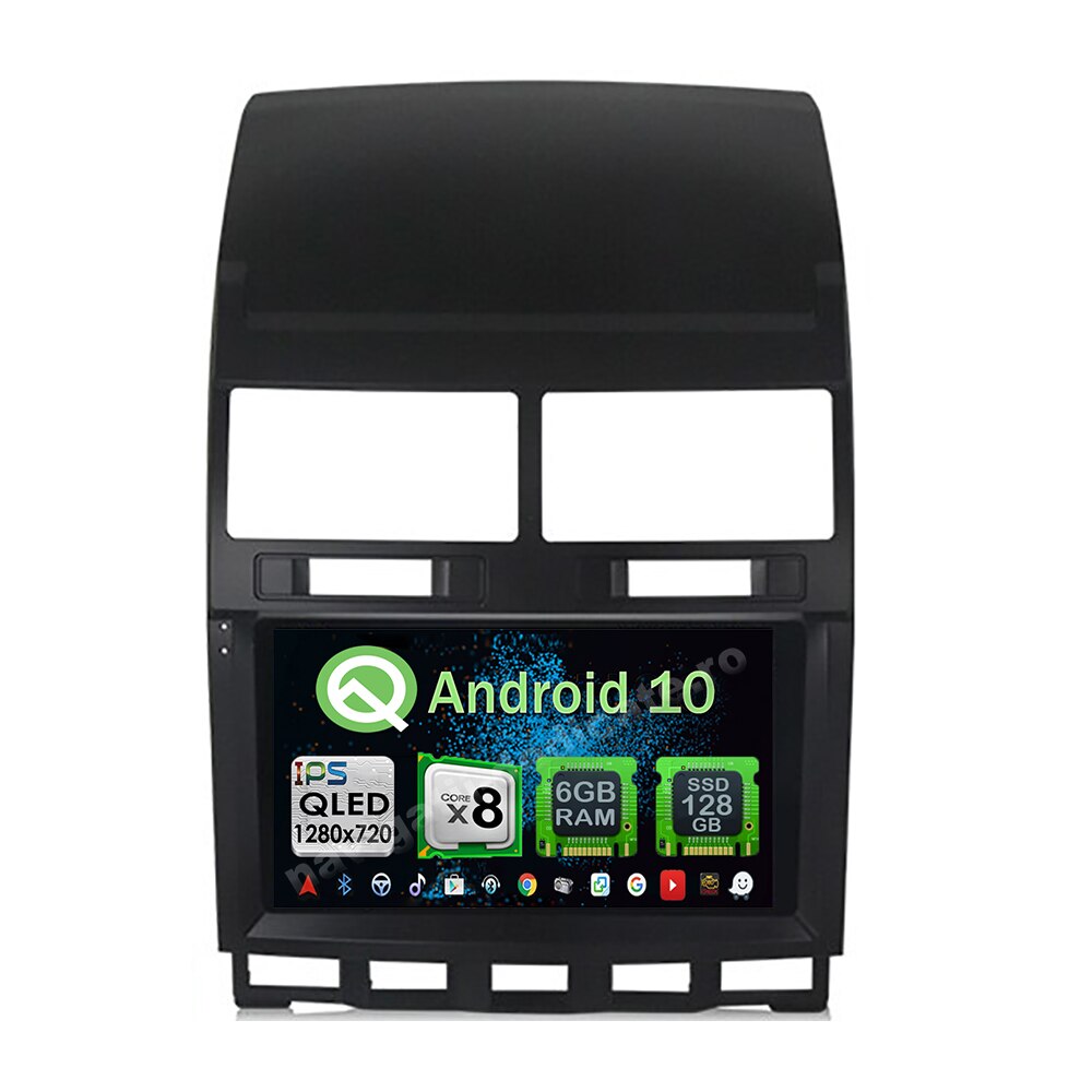Navigatie Carplay Android 10 Vw Touareg 2003-2011 Octa Core 6GB Ram 128GB SSD Ecran 9 inch NAVD-US99200