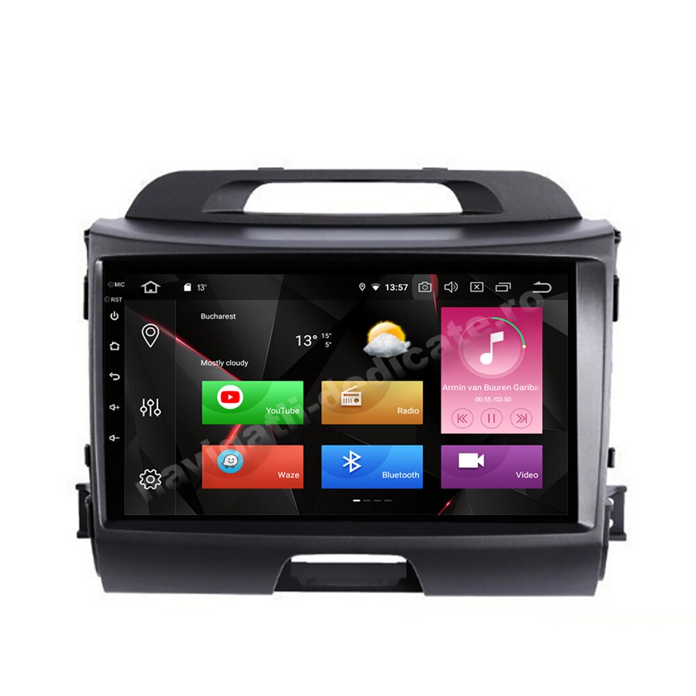 Navigatie Carplay Android Kia Sportage 2012 Octa Core 8GB Ram 128GB SSD