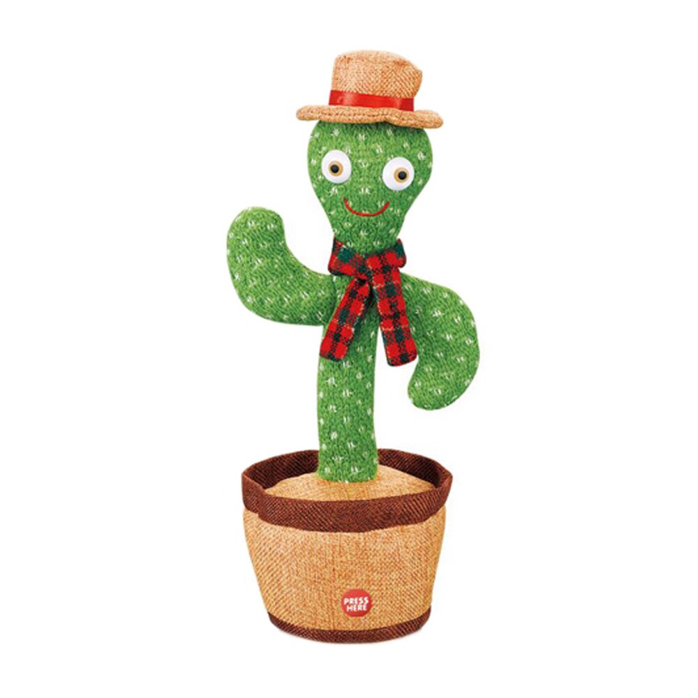 Jucarie Cactus Dansator Zenuk® - Canta, Imita, Danseaza, Vorbeste, Cu Baterii, Verde