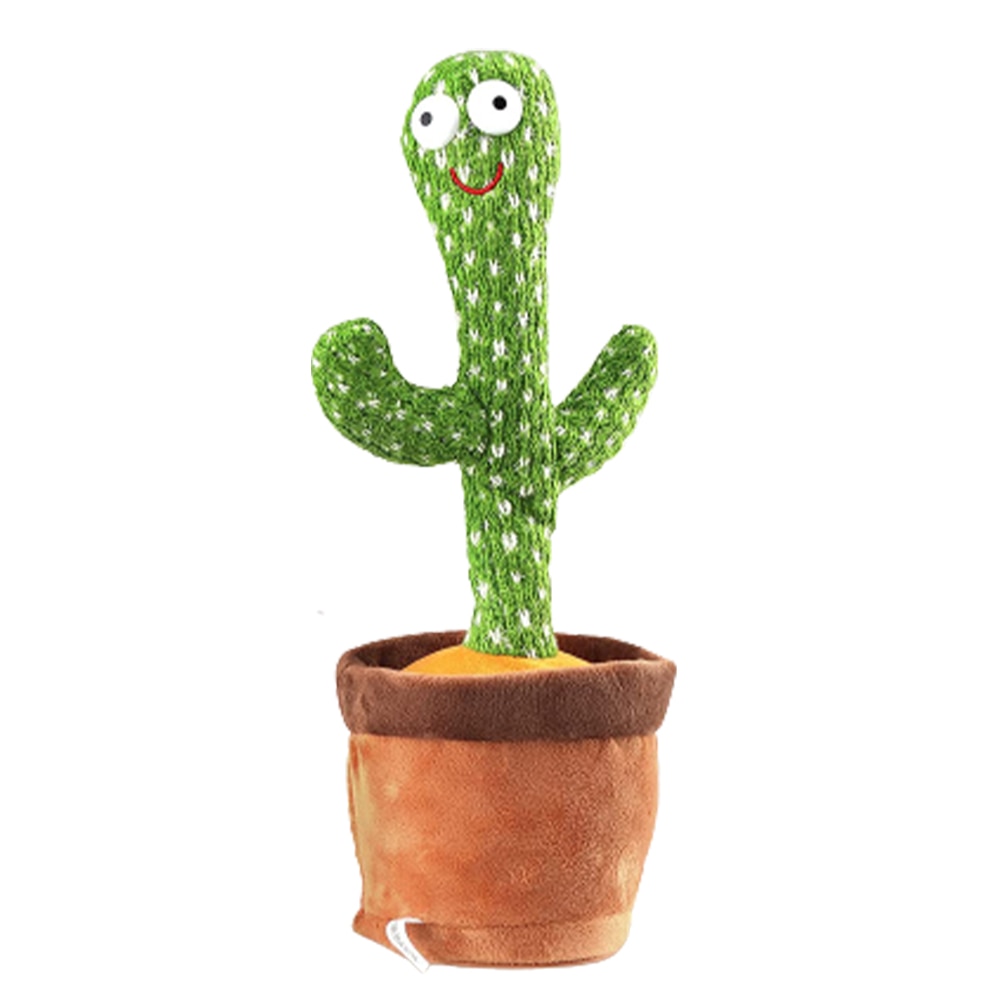Jucarie Cactus Dansator cu Baterii Zenuk® - Danseaza, Imita, Canta, Vorbeste, Interactiv, Verde