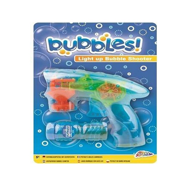 Pistol bleu cu lumini pentru balonase, Grafix