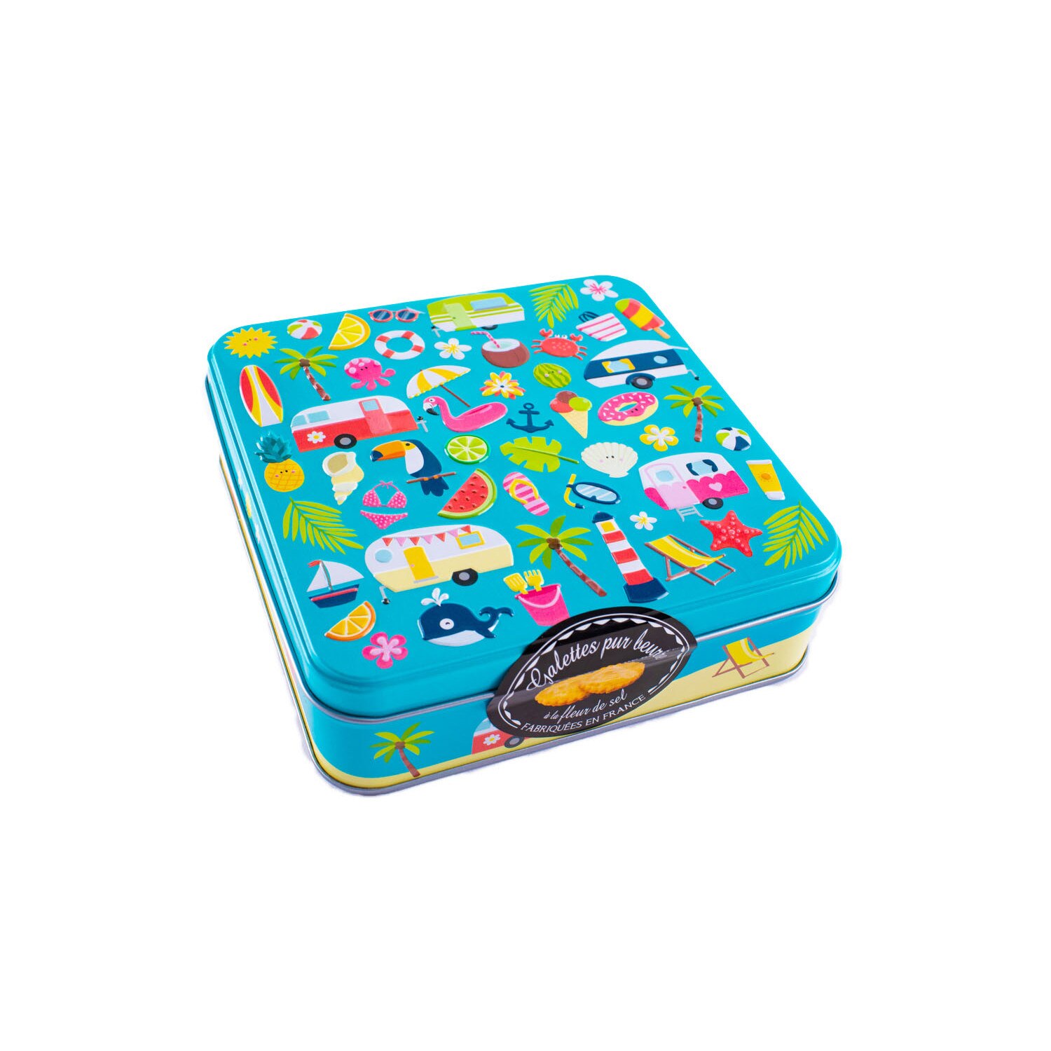 Cutie tropical, Biscuiti Galette cu unt si sare de mare 150g