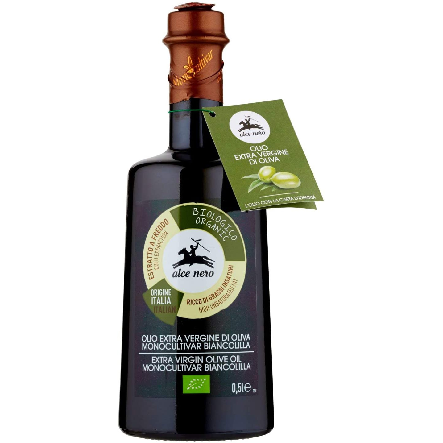 Ulei de masline extravirgin Alce Nero Biancolilla, 500ml