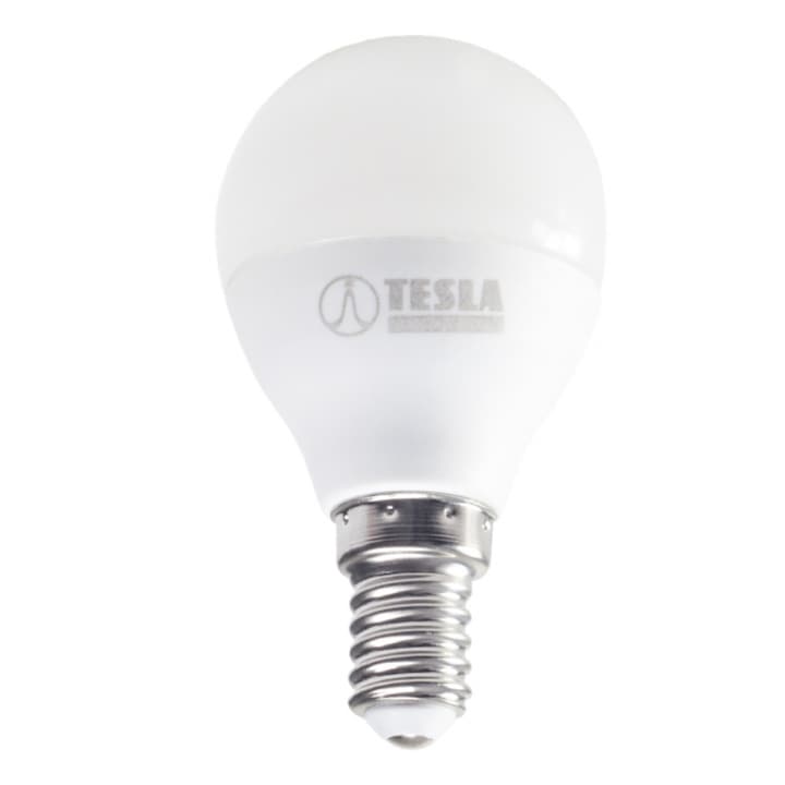 Tesla LED minigömb, E14, 3W, 230V, 250lm, 3000K, 220°