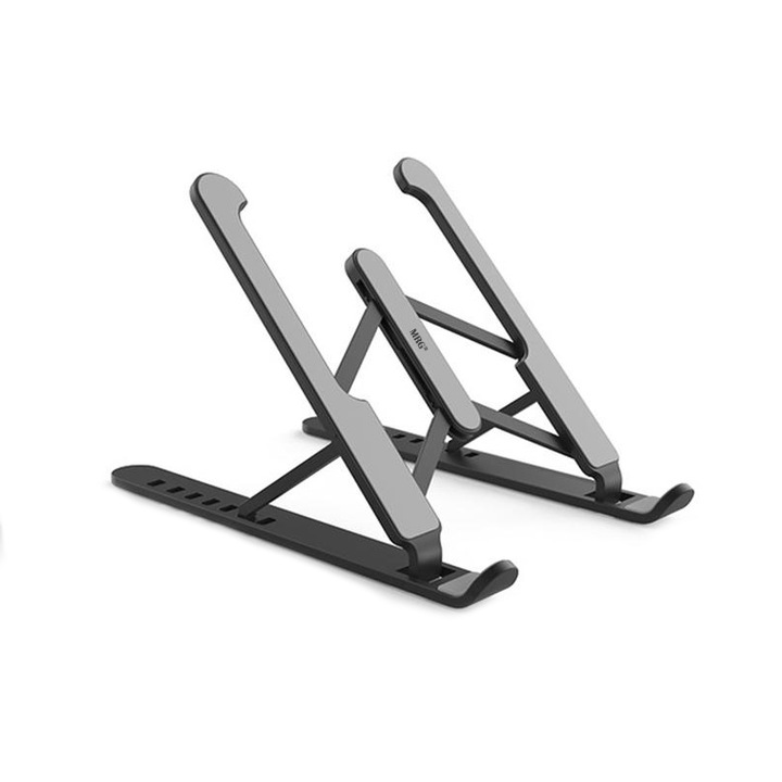Suport Laptop MRG MP1, Pliabil, 10 - 15 inch, Negru