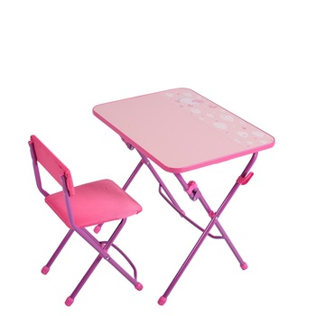 Set masuta pliabila cu scaunel pentru copii Novokids™ Nika folding table , Sezut moale, Dimensiuni 60X45X58 cm, Suprafata lucioasa, Model oite, Roz Set masuta pliabila cu scaunel pentru copii Novokids™ Nika folding table , Sezut moale, Dimensiuni 60X45X58 cm, Suprafata lucioasa, Model oite, Roz