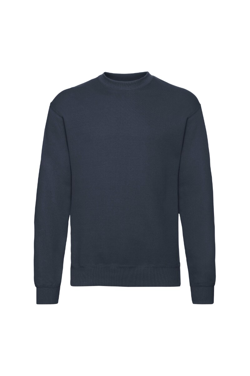 Bluza barbati Set-in Sweat, Fruit of the Loom, Bumbac/Poliester, Navy