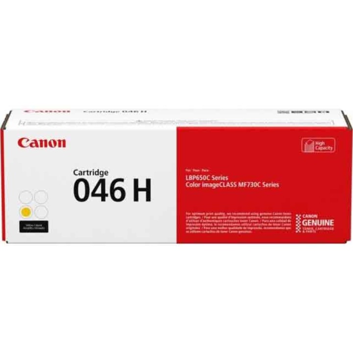 Toner imprimanta, Canon, CRG046H, 5000 pagini, Galben