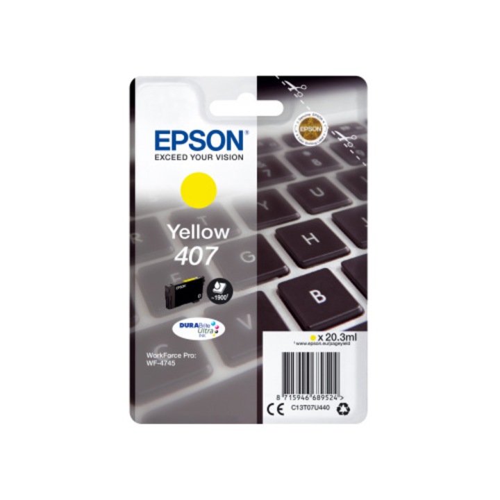Cartus de cerneala, Epson, 20.3 ml, Galben