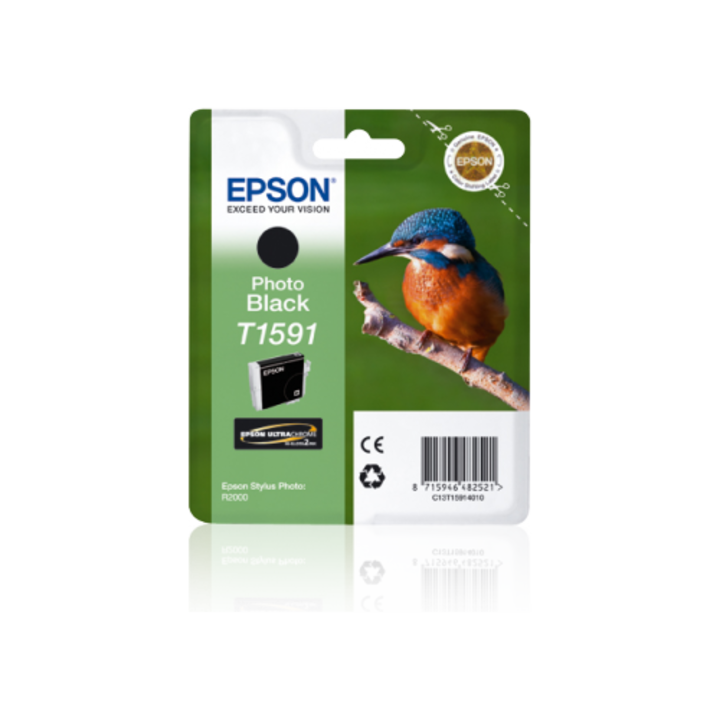 Epson T1591 patron, fekete, 17ml