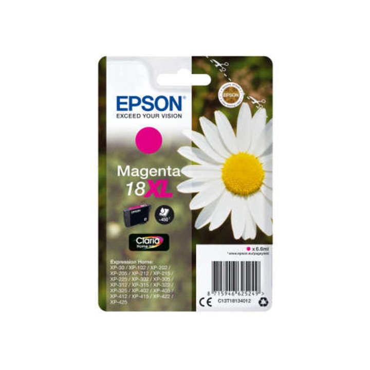Epson T1813 patron, magenta, 6,6ml, 18XL