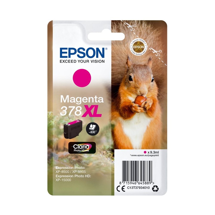 Epson T3793 patron, magenta, 9,3ml