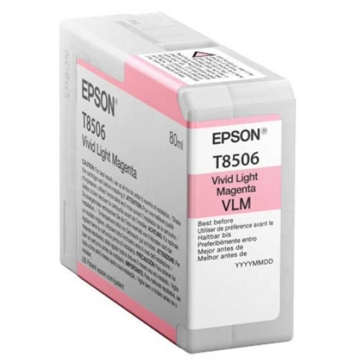 Epson T8506 patron, Light magenta, 80 ml