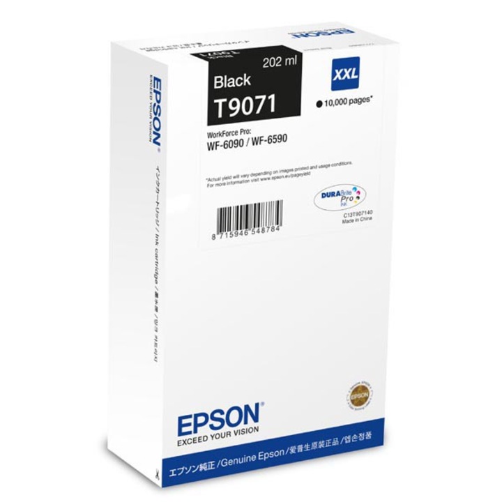 Epson T9071 patron, fekete, 10000 oldal