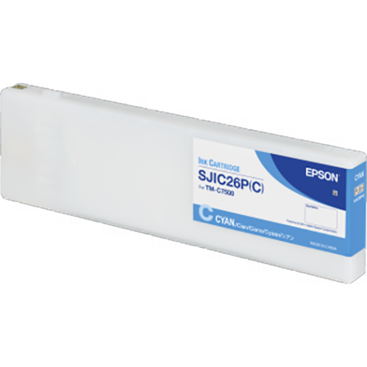 Cartus, Epson, C7500, Albastru cyan