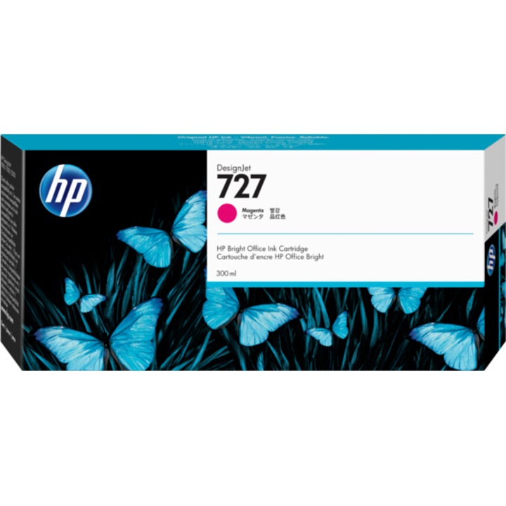 Cartus cerneala, HP, F9J77A, magenta, 300 ml