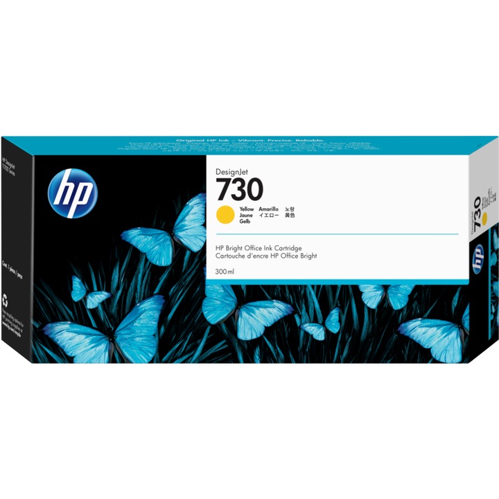 HP P2V70A patron, sárga, 300ml
