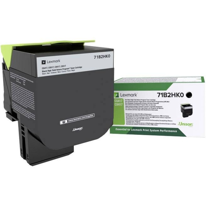 Toner imprimanta, Lexmark, Negru