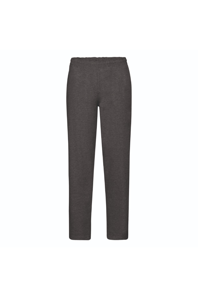 Pantaloni sport, Fruit of the Loom, Bumbac/Poliester, Gri inchis