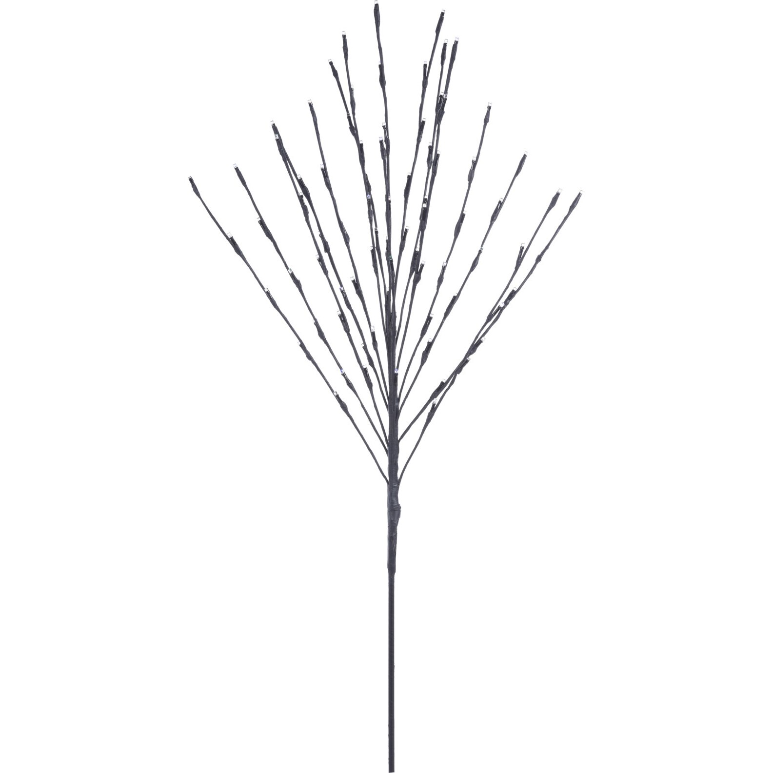 Copac decorativ Craciun, 80 LED-uri, 110 cm, lumina multicolora, timer, exterior, alimentare baterii