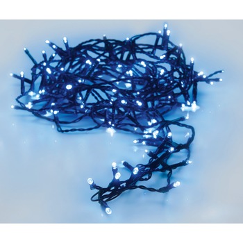 Instalatie Craciun, 120 LED-uri, 900 cm, lumina albastra, exterior Instalatie Craciun, 120 LED-uri, 900 cm, lumina albastra, exterior