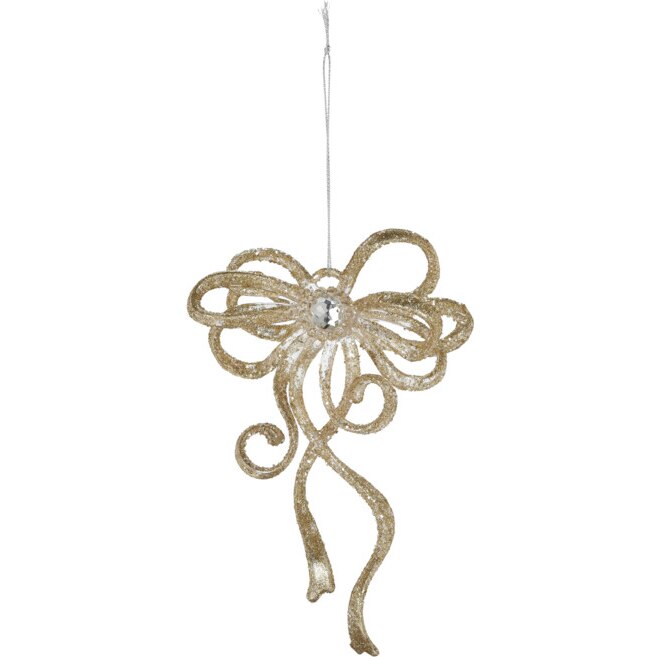 Decoratiune brad, fundita, 18 cm, auriu