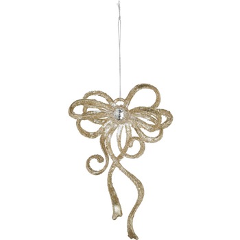 Decoratiune brad, fundita, 18 cm, auriu Decoratiune brad, fundita, 18 cm, auriu