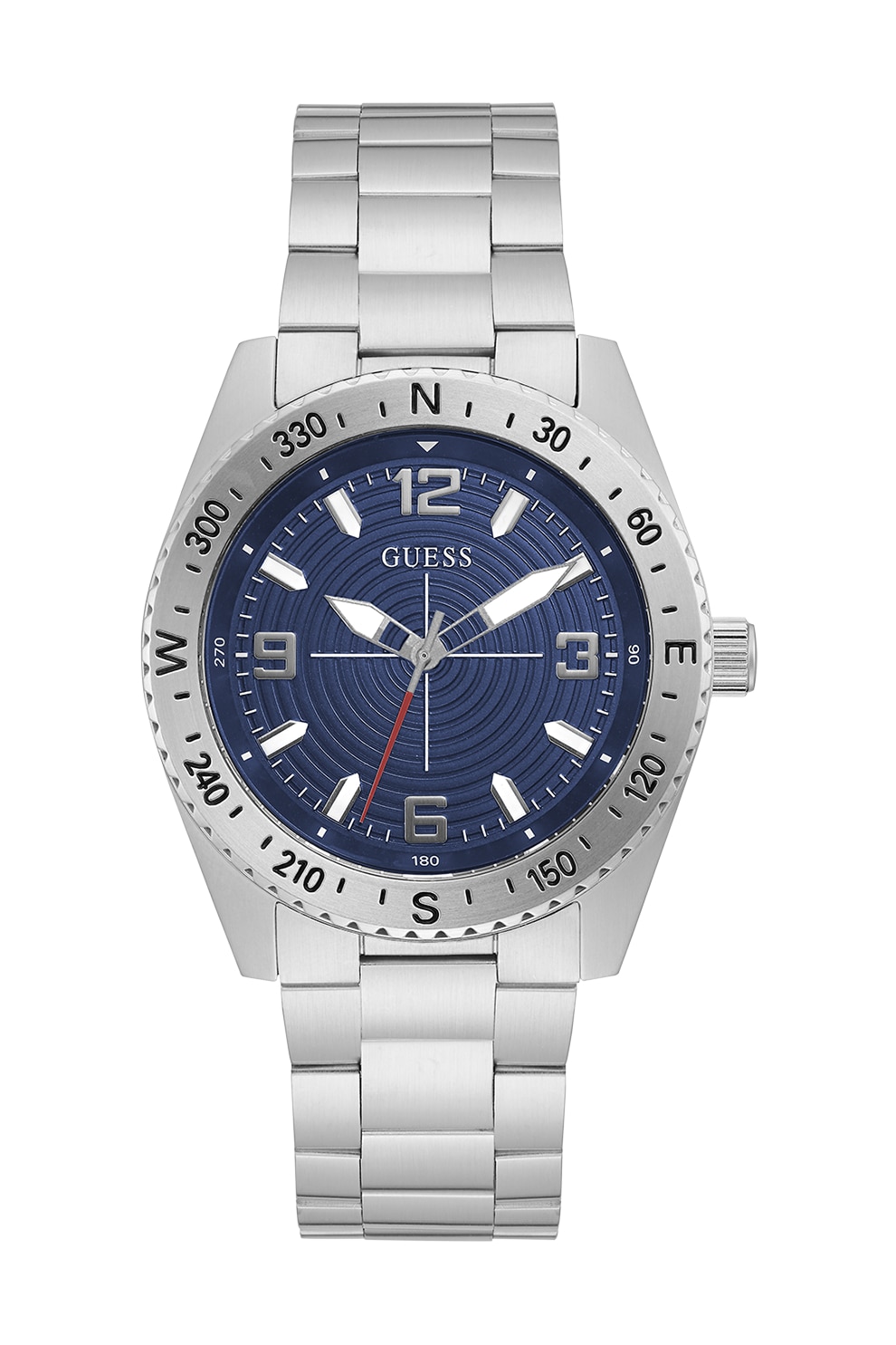 Guess, Ceas cu o bratara metalica, Argintiu