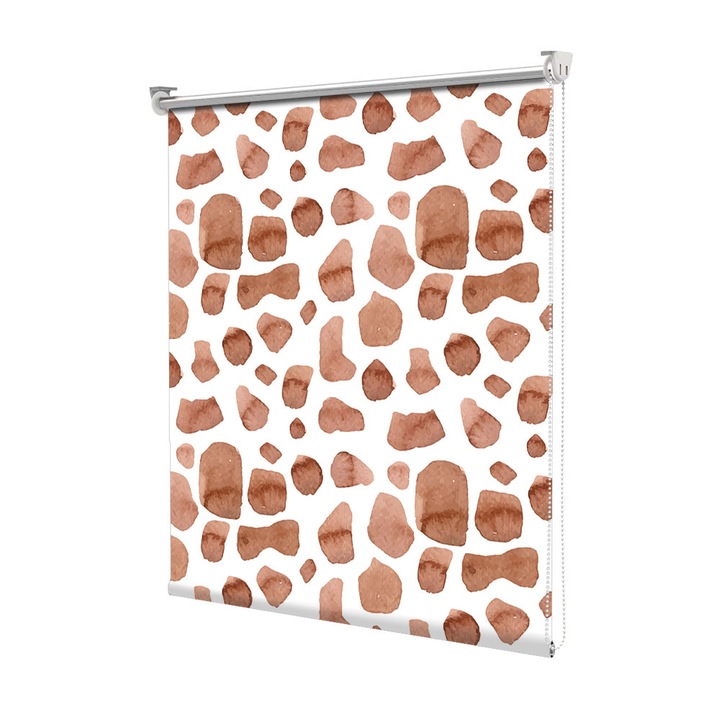 Roleta Art Shade tip Jaluzea cu Rulou si sistem inclus, Art Star, Forme impietrite, Pattern, Decoratiuni, Latime 50 cm x Inaltime 130 cm