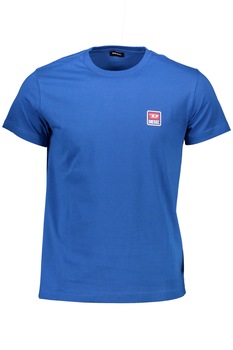 Tricou Barbati, DIESEL, 9101063, Logo, Albastru, Albastru Tricou Barbati, DIESEL, 9101063, Logo, Albastru, Albastru