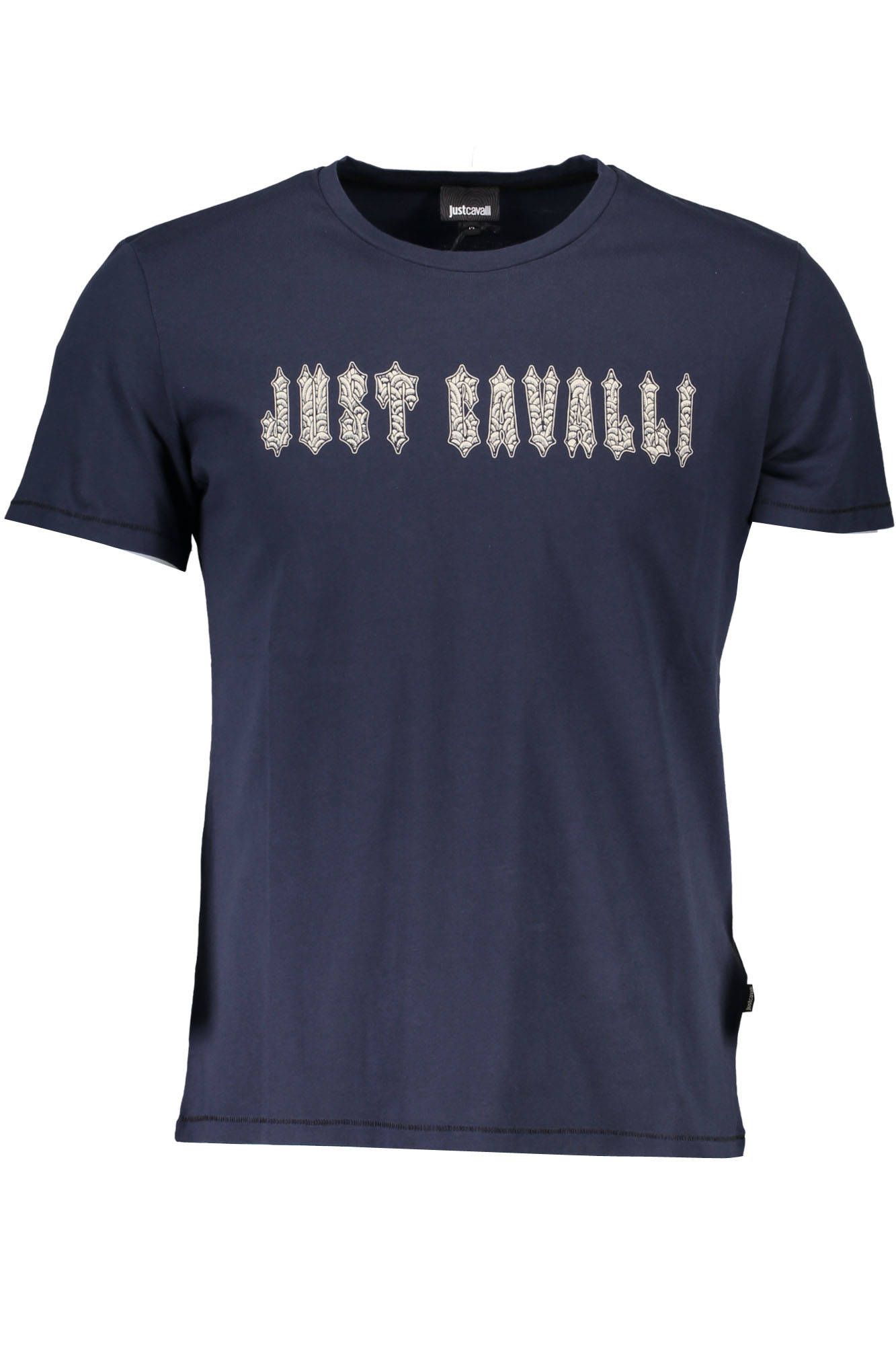 Tricou Barbati, JUST CAVALLI, 9101177, Logo, Albastru, Albastru