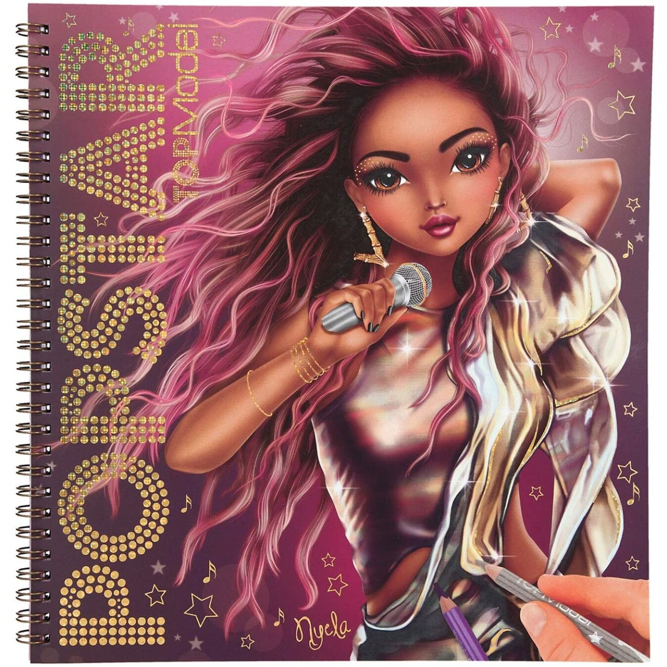 Carte cu autocolante Top Model Pop Star